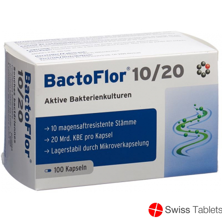 BactoFlor 10/20 Kaps 100 pcs