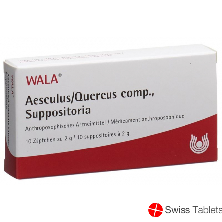 Wala Aesculus/quercus Comp Zäpfchen 10x 2g buy online