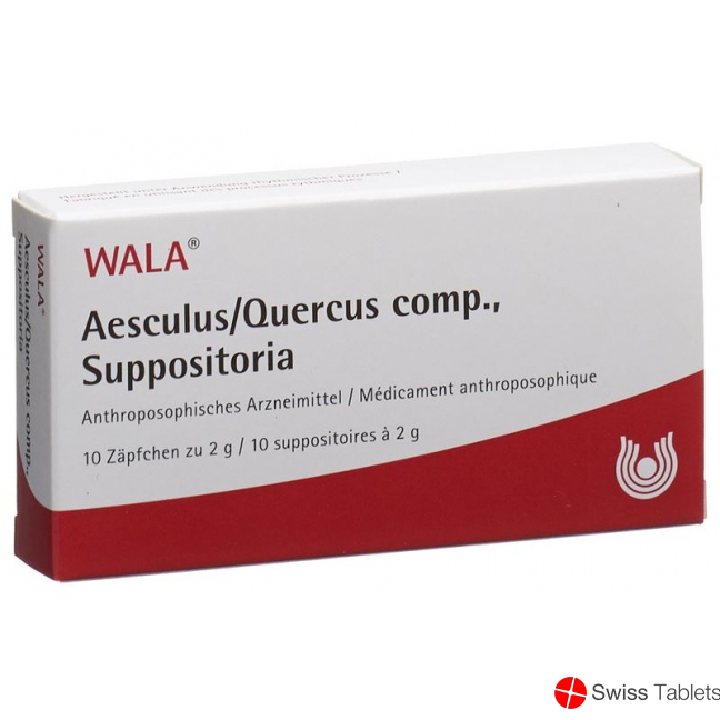 Wala Aesculus/quercus Comp Zäpfchen 10x 2g buy online