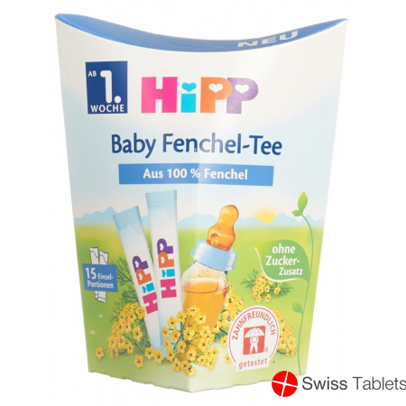 Hipp Baby Fenchel Tee 15 Stick 0.36g buy online