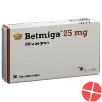 Betmiga Ret tbl 25 mg 30 pcs