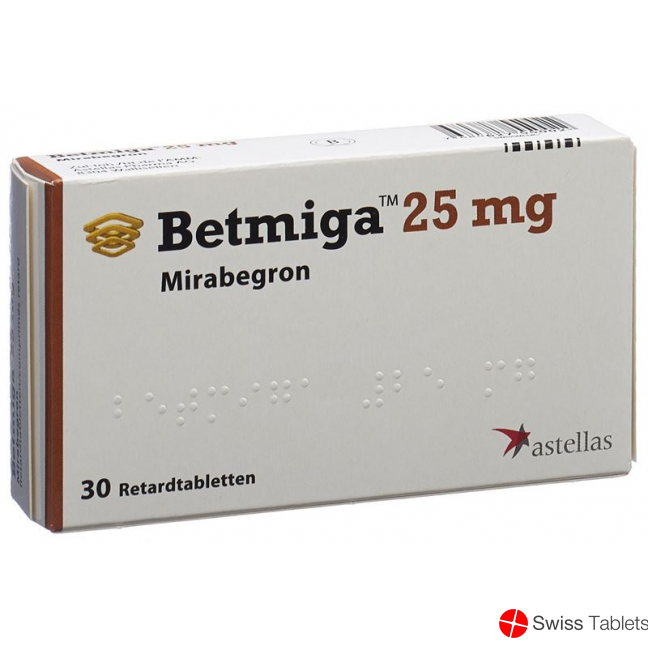 Betmiga Ret tbl 25 mg 30 pcs