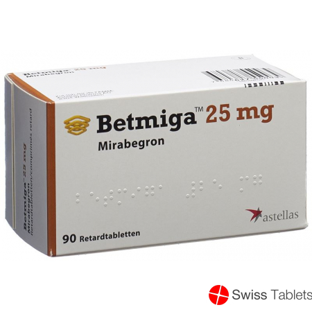Betmiga Ret tbl 25 mg 90 pcs