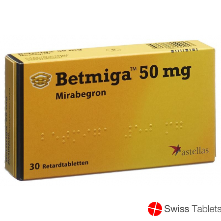 Betmiga Ret tbl 50 mg 30 pcs Betmiga Ret tbl 50 mg 30 pcs