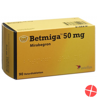 Betmiga Ret tbl 50 mg 90 pcs