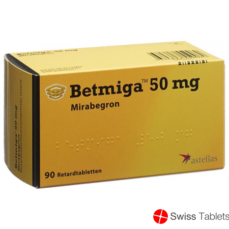 Betmiga Ret tbl 50 mg 90 pcs