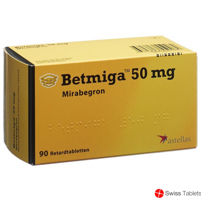 Betmiga Ret tbl 50 mg 90 pcs