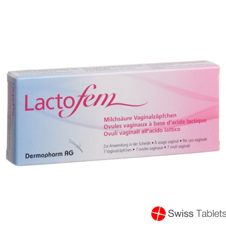 Lactofem lactic acid pessaries 7 pcs