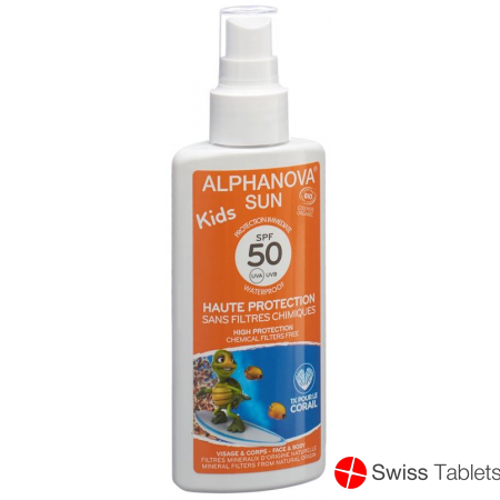 Alpha Nova SUN Spray Kid bio SPF50 without nanoparticles 125 ml