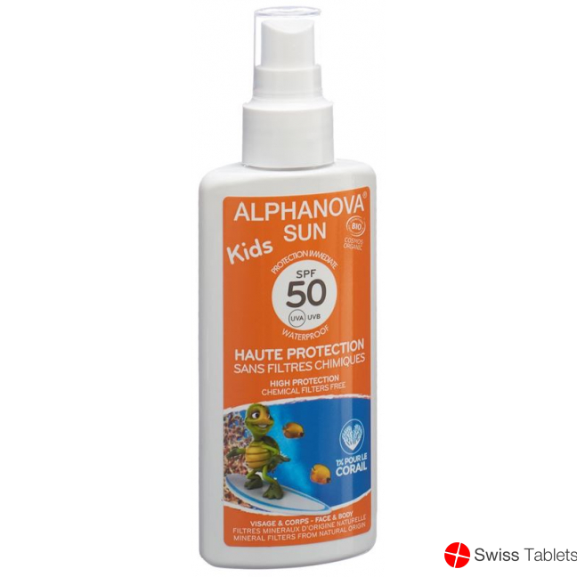 Alpha Nova SUN Spray Kid bio SPF50 without nanoparticles 125 ml