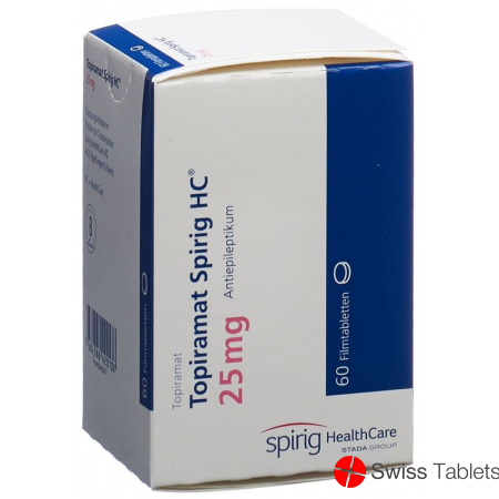 Topiramate Spirig HC Filmtabl 25 mg Ds 60 pcs