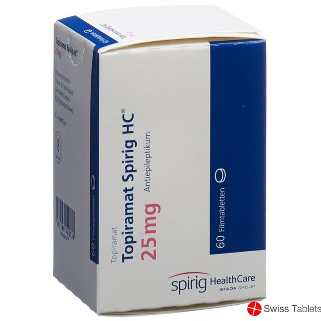 Topiramate Spirig HC Filmtabl 25 mg Ds 60 pcs