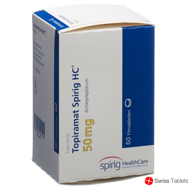 Topiramate Spirig HC Filmtabl 50 mg Ds 60 pcs
