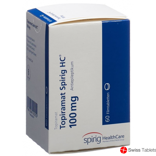Topiramate Spirig HC Filmtabl 100 mg Ds 60 pcs