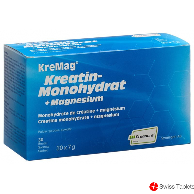 KreMag creatine and magnesium PLV 30 Btl 7 g