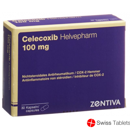 Celecoxib Helvepharm Kaps 100 mg 30 pcs Celecoxib Helvepharm Kaps 100 mg 30 pcs