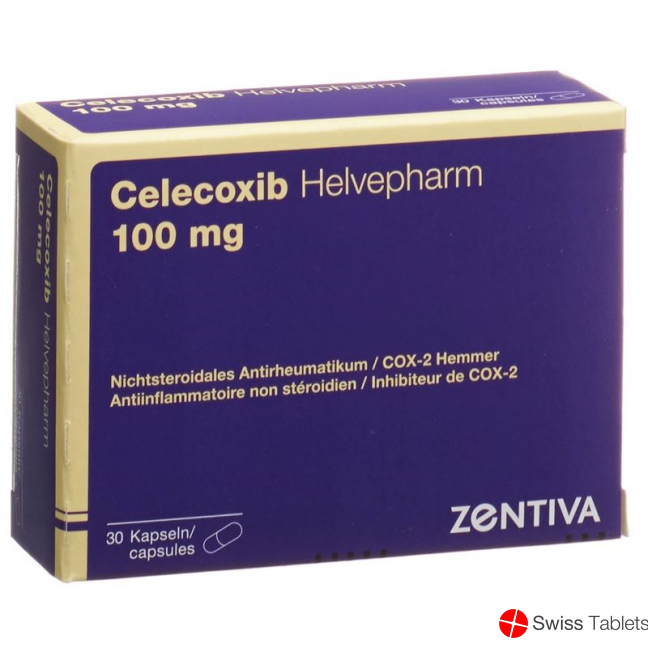 Celecoxib Helvepharm Kaps 100 mg 30 pcs Celecoxib Helvepharm Kaps 100 mg 30 pcs