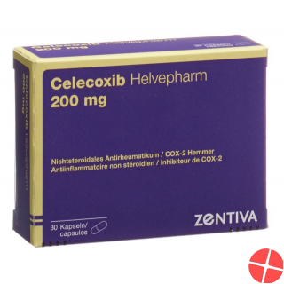 Celecoxib Helvepharm Kaps 200 mg 30 pcs Celecoxib Helvepharm Kaps 200 mg 30 pcs