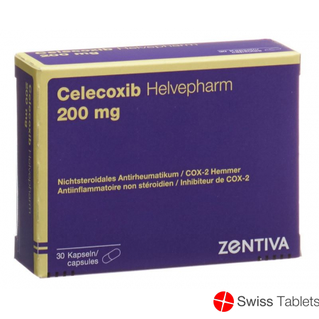 Celecoxib Helvepharm Kaps 200 mg 30 pcs Celecoxib Helvepharm Kaps 200 mg 30 pcs