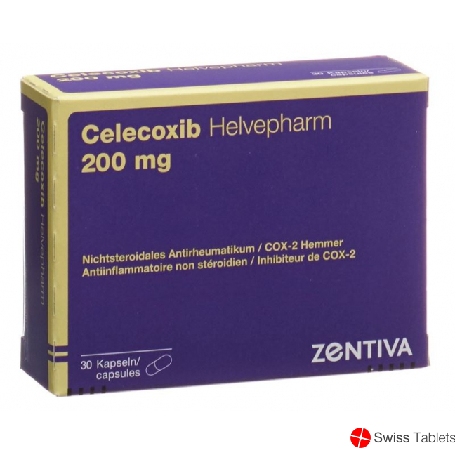 Celecoxib Helvepharm Kaps 200 mg 30 pcs Celecoxib Helvepharm Kaps 200 mg 30 pcs
