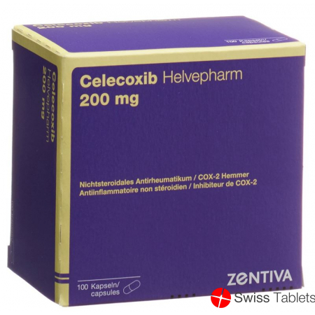 Celecoxib Helvepharm Kaps 200 mg 100 pcs Celecoxib Helvepharm Kaps 200 mg 100 pcs