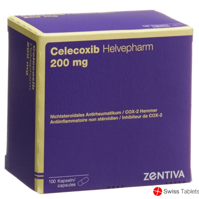 Celecoxib Helvepharm Kaps 200 mg 100 pcs Celecoxib Helvepharm Kaps 200 mg 100 pcs