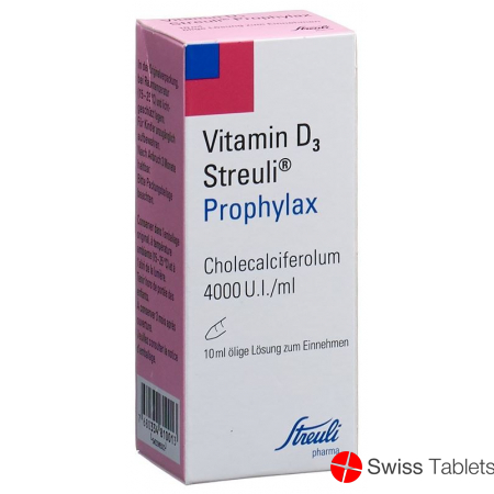 Vitamin D3 Streuli 4000 IU / ml oral solution 10 ml Prophylax