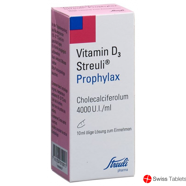 Vitamin D3 Streuli 4000 IU / ml oral solution 10 ml Prophylax