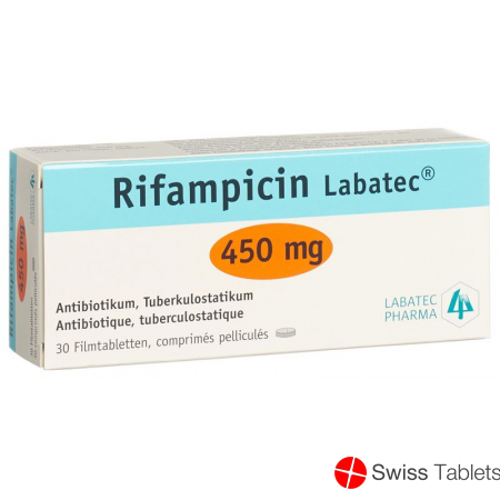 Rifampicin Labatec Filmtabl 450 mg 30 pcs