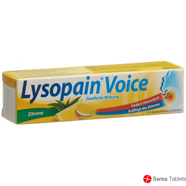 Lysopain Voice lozenges 18 pcs