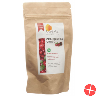 Soleil Vie cranberries Choco Organic 110 g