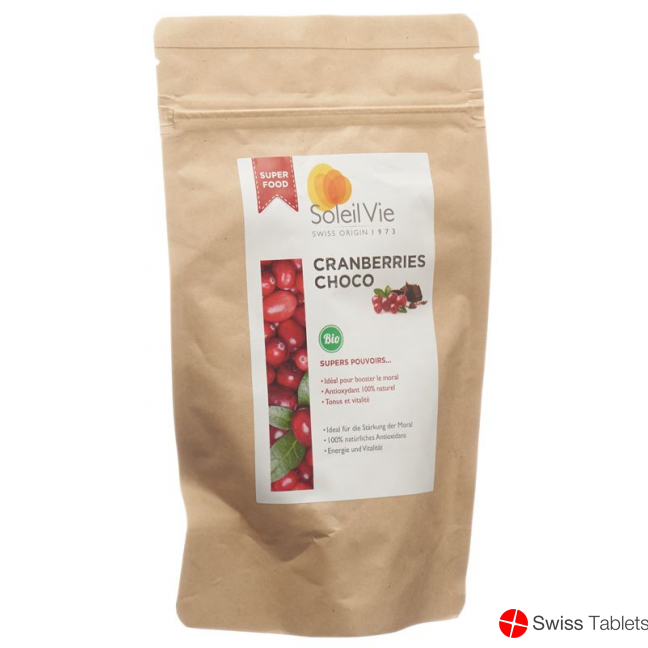 Soleil Vie cranberries Choco Organic 110 g buy online