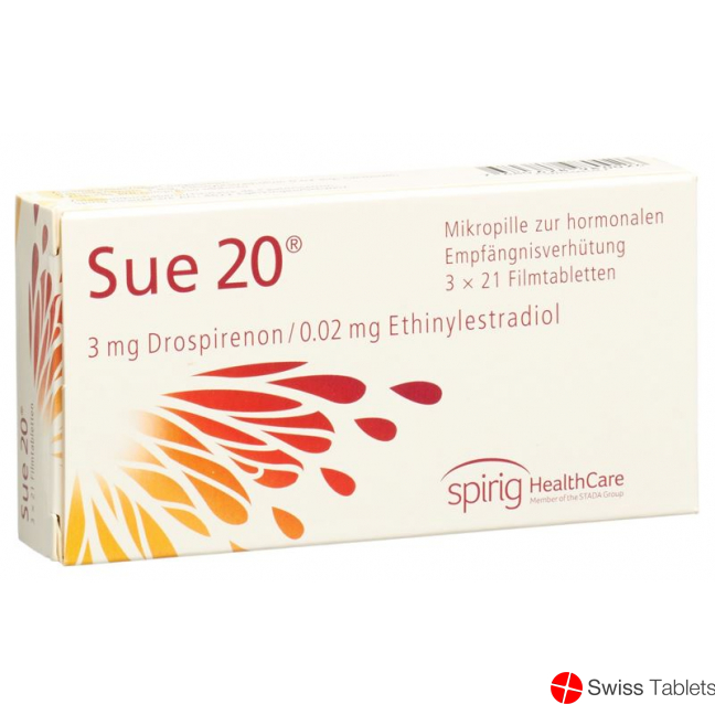 Sue 20 Filmtabl 3 x 21 pcs