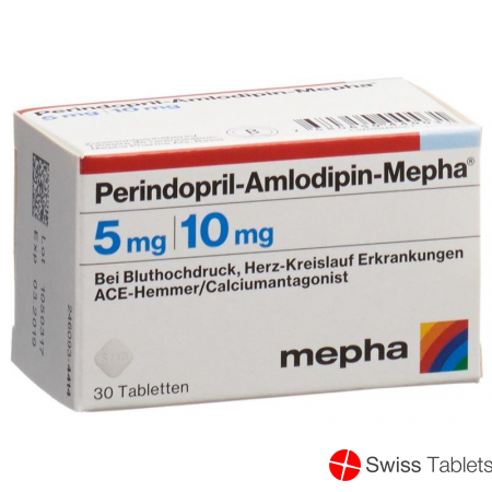Perindopril amlodipine 5mg tablets Mepha / 10mg Ds 30 pcs