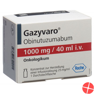 Gazyvaro Inf Konz 1000 mg / 40ml Durchstf