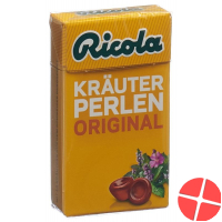 Ricola 25 g original herbal pearl sugar-free candy box Ricola 25 g original herbal pearl sugar-free candy box