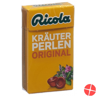 Ricola 25 g original herbal pearl sugar-free candy box
