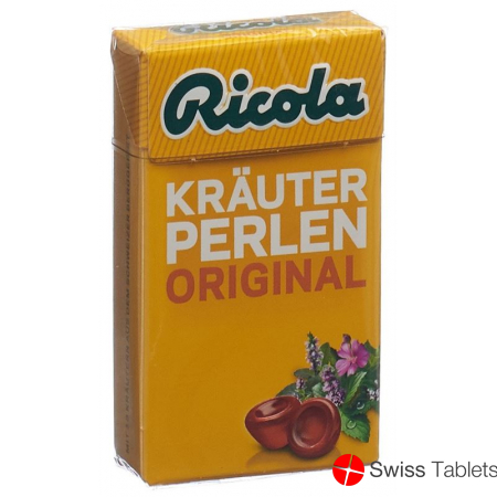 Ricola 25 g original herbal pearl sugar-free candy box