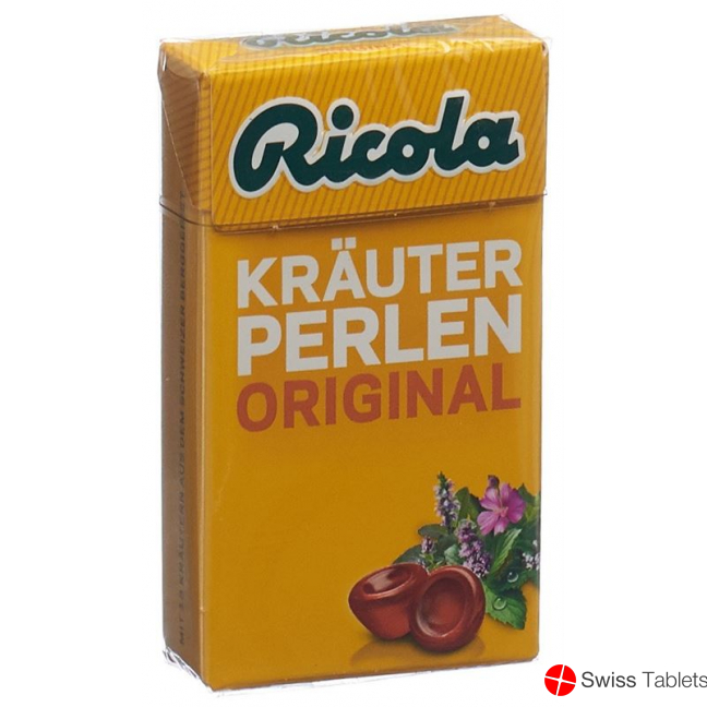 Ricola 25 g original herbal pearl sugar-free candy box