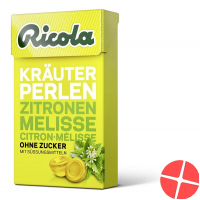 Ricola herbal candy beads Zitronenm without sugar Box 25 g