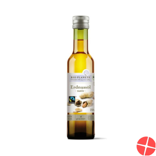 Bio Planete Erdnussöl Nativ Flasche 250ml