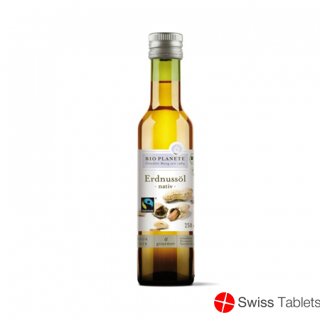 Bio Planete Erdnussöl Nativ Flasche 250ml buy online