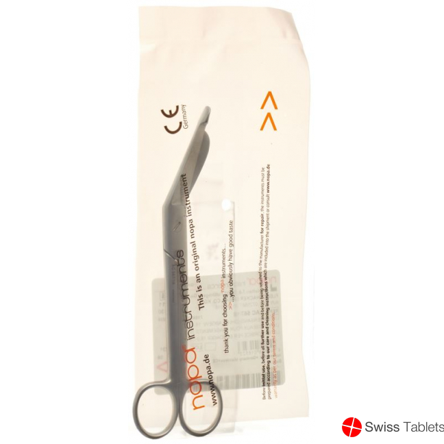 Nopa Lister Bandage Scissors 18cm Angled buy online