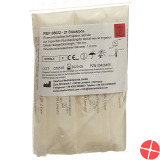 Fh Knopfkanüle Einweg 1.0x100mm Steril 21 Stück