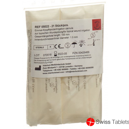 Fh Knopfkanüle Einweg 1.0x100mm Steril 21 Stück buy online