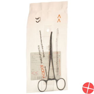 Nopa artery clamp Kocher Ochsner 14cm curved