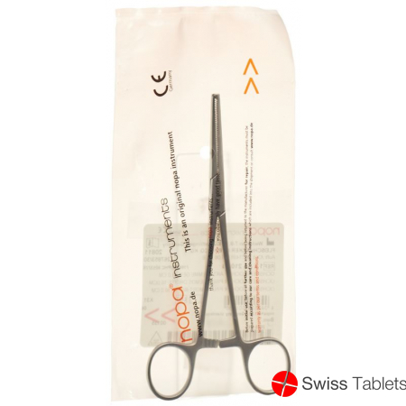 Nopa artery clamp Kocher Ochsner 16cm straight buy online