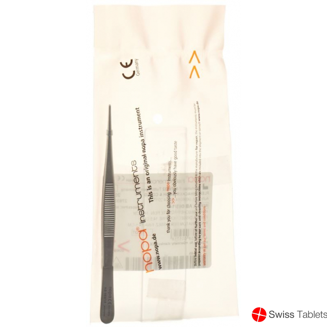 Nopa tweezers anatomically fine 14.5cm buy online