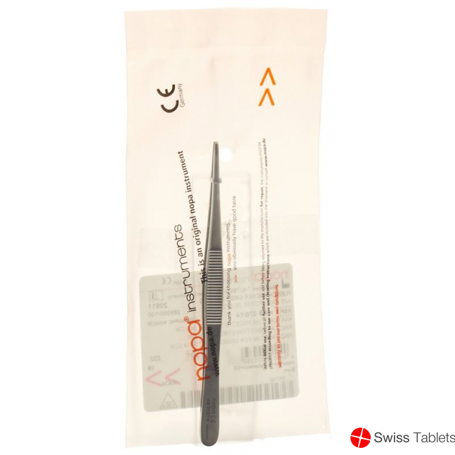 Nopa tweezers anatomically narrow 14.5cm buy online