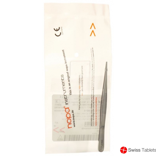Nopa surgical tweezers narrow 13cm buy online